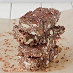 Chocolate Almond Granola Bars