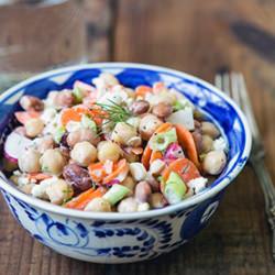 Chickpea and Vegetable Dill Salad