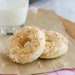 Baked Coconut Donuts