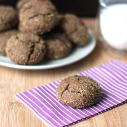 Chocolate Marzipan Cookies