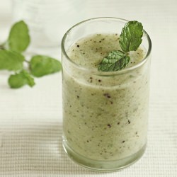 Kiwifruit-Green Grape-Mint Frappé