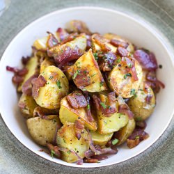 Warm, Roasted Potato Salad