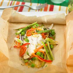 Papillote of Sea Bass