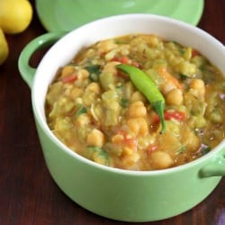Ridge gourd & Channa Kootu