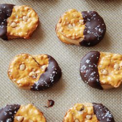 Chocolate Peanut Butter Pretzel Bite