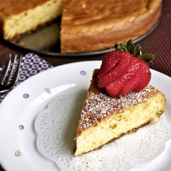 Light Apricot Cheesecake