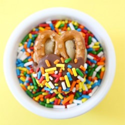 Cookie Dough Pretzel Bites