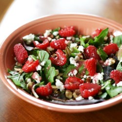 Raspberry Almond Summer Salad