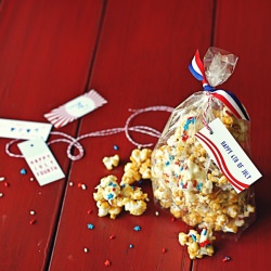 Patriotic Caramel Corn