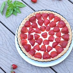 Strawberries and Cream Tart