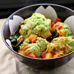 Braised Chickpea Dumplings