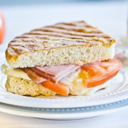 Ham and Mozzarella Panini