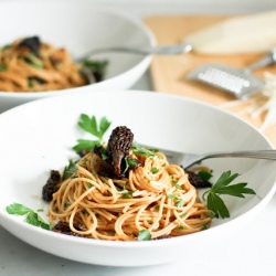 Morels w/ Miso Brown Butter