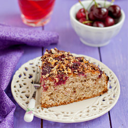 Cherry Walnut Cake