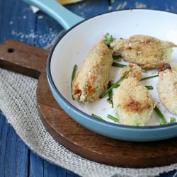 Stuffed Fried Squash Blossoms