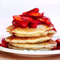 Lemon Poppy Pancakes