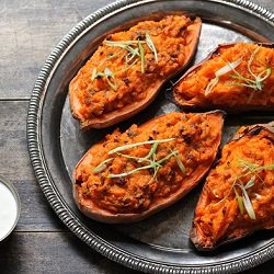 Twice-Baked Sweet Potato