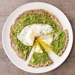 Avocado Egg Pizza