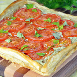 Tomato and Basil Tart