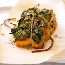 Spinach & Feta Stuffed Salmon