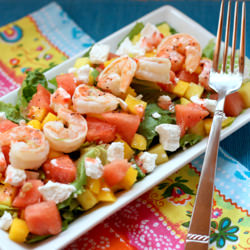 Fruity Summer Shrimp Salad