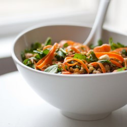 Arugula, Carrot & Chickpea Salad