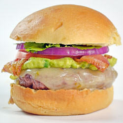 Avocado Bacon Cheeseburger