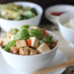 Bean Curd and Prawn Stew