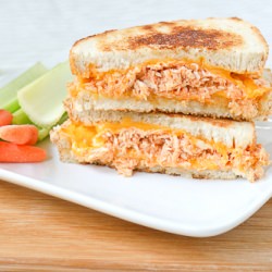 Buffalo Chicken Grilled Cheese