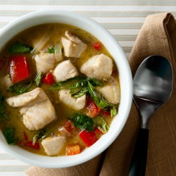 Thai Green Curry with Fish