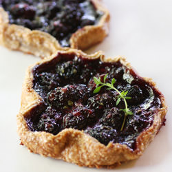 Rye Crust Blackberry Tartlets
