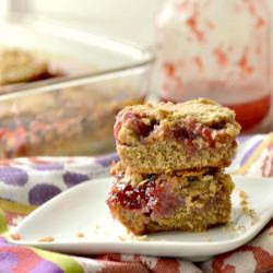 Light Peanut Butter Jelly Bars