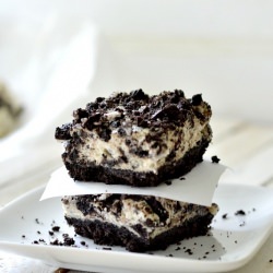 Lighter Oreo Cheesecake Bars