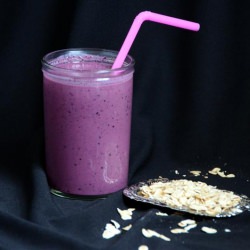 Blue Pom Oat Smoothie