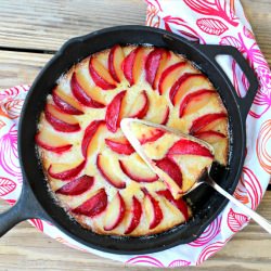 Plum Skillet Cake