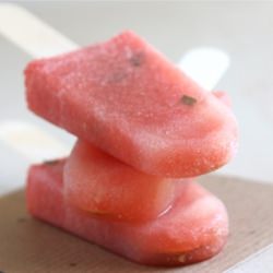 Watermelon Mint Julep Popsicles