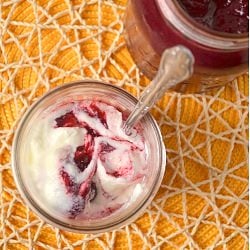 Cherry, Rhubarb & Ginger Compote