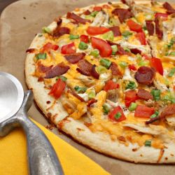 Chicken Bacon Ranch Pizza