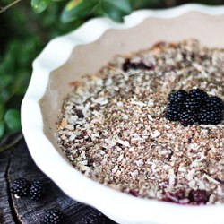 Wild Blackberry Crumble