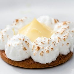 lemon tarts w/ meringue