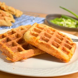 Savory Cornmeal Waffles