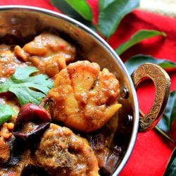 Chicken & Scallops Chettinad Masala