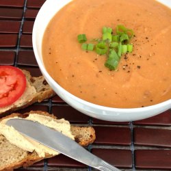 Tomato Lentil Soup with Cumin& Dill