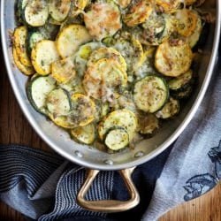 summer squash gratin