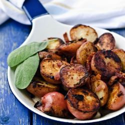 Red Potatoes with Bacon and Sage