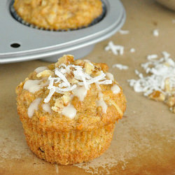 Carrot Coconut Breakfast Muffins