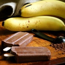 Banana Fudge Popsicles