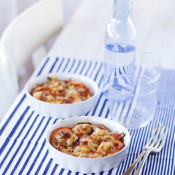 potatoes w/ tomatoes