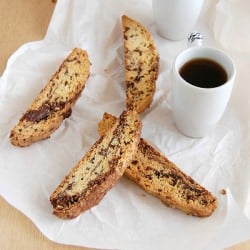 chocolate marble biscotti