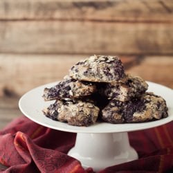 Black Raspberry Oat Scones